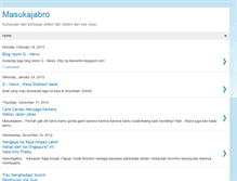 Tablet Screenshot of masukajabro.blogspot.com