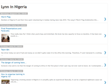 Tablet Screenshot of lynninnigeria.blogspot.com