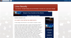 Desktop Screenshot of linxu-security.blogspot.com