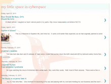 Tablet Screenshot of mylittlespaceincyberspace.blogspot.com