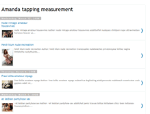 Tablet Screenshot of amandatappingmeasurement.blogspot.com