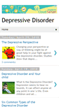 Mobile Screenshot of depressive-disorder.blogspot.com