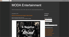 Desktop Screenshot of modaentertainment.blogspot.com