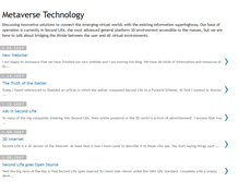 Tablet Screenshot of metaversetech.blogspot.com