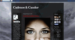 Desktop Screenshot of cadence-candor.blogspot.com