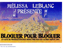 Tablet Screenshot of melissaleblancblogue.blogspot.com