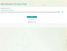 Tablet Screenshot of getwomentoloveyou.blogspot.com