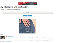 Tablet Screenshot of myinterestingandexcitinglife.blogspot.com
