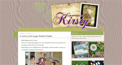 Desktop Screenshot of handmadebykirsty.blogspot.com