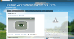 Desktop Screenshot of healthorillness.blogspot.com