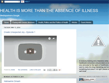 Tablet Screenshot of healthorillness.blogspot.com