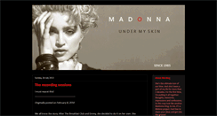 Desktop Screenshot of madonnaundermyskin.blogspot.com