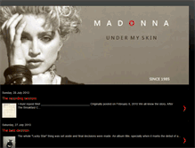 Tablet Screenshot of madonnaundermyskin.blogspot.com