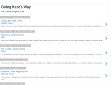 Tablet Screenshot of goingkatesway.blogspot.com