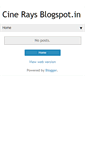 Mobile Screenshot of cinerays.blogspot.com