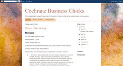 Desktop Screenshot of cochranebusinesschicks.blogspot.com