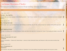 Tablet Screenshot of cochranebusinesschicks.blogspot.com