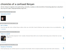 Tablet Screenshot of chroniclesofaconfusedkenyan.blogspot.com