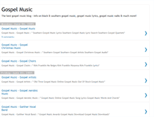 Tablet Screenshot of mygospelmusic.blogspot.com