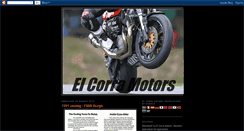 Desktop Screenshot of elcorramotors.blogspot.com