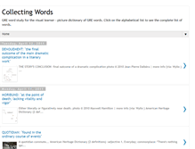 Tablet Screenshot of collectingwords.blogspot.com