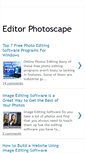 Mobile Screenshot of besteditorphotoscape.blogspot.com