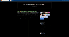 Desktop Screenshot of geofreyperrinwilliams.blogspot.com