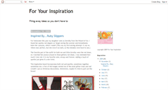 Desktop Screenshot of foryourinspirationblog.blogspot.com