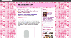 Desktop Screenshot of mszcheysser.blogspot.com