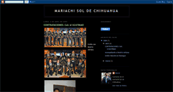 Desktop Screenshot of elmariachisoldechihuahua.blogspot.com