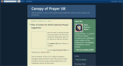 Desktop Screenshot of canopyofprayeruk.blogspot.com