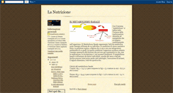 Desktop Screenshot of lanutrizione.blogspot.com