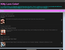 Tablet Screenshot of kittyluvscolor.blogspot.com