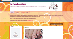 Desktop Screenshot of laposhbeautique.blogspot.com