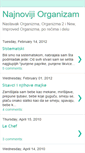 Mobile Screenshot of novorganizam.blogspot.com