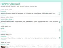 Tablet Screenshot of novorganizam.blogspot.com