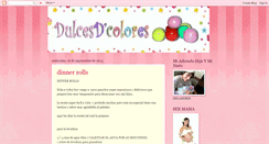 Desktop Screenshot of dulcesdcolores.blogspot.com