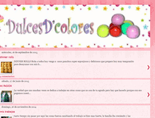 Tablet Screenshot of dulcesdcolores.blogspot.com