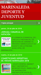 Mobile Screenshot of marinaledadeporteyjuventud.blogspot.com