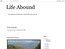 Tablet Screenshot of lifeabound.blogspot.com