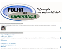 Tablet Screenshot of folhadeesperanca.blogspot.com