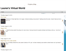 Tablet Screenshot of laurensvirtualworld.blogspot.com
