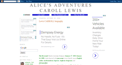 Desktop Screenshot of alicesadventureslewiscarroll.blogspot.com