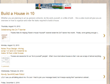 Tablet Screenshot of buildahousein10.blogspot.com