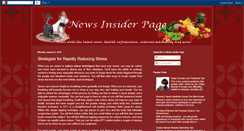 Desktop Screenshot of newsinsiderpage.blogspot.com