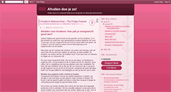 Desktop Screenshot of afvallen-doe-je-zo.blogspot.com