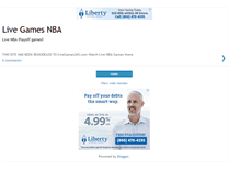 Tablet Screenshot of livegamesnba.blogspot.com