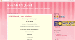 Desktop Screenshot of kweaking.blogspot.com