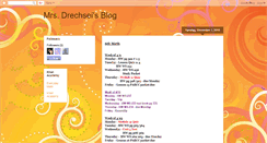 Desktop Screenshot of mrsdrechselsblog.blogspot.com