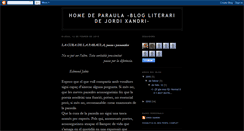 Desktop Screenshot of homedeparaula.blogspot.com